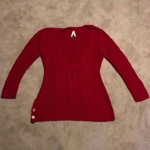 Near new red Vanity sweater size XL